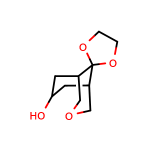 3-oxaspiro[bicyclo[3.3.1]nonane-9,2'-[1,3]dioxolane]-7-ol