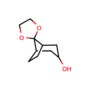 spiro[bicyclo[3.2.1]octane-8,2'-[1,3]dioxolane]-3-ol