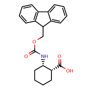 cis-2-{[1-(9H-fluoren-9-ylmethoxy)ethenyl]amino}cyclohexane-1-carboxylic acid