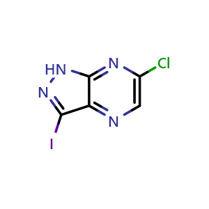 6-chloro-3-iodo-1H-pyrazolo[3,4-b]pyrazine