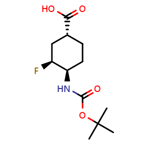 (1R,3S,4R)-4-{[(tert-butoxy)carbonyl]amino}-3-fluorocyclohexane-1-carboxylic acid