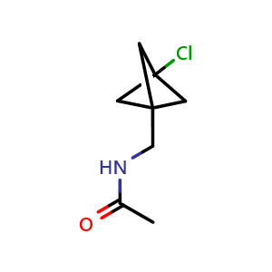 N-({3-chlorobicyclo[1.1.1]pentan-1-yl}methyl)acetamide