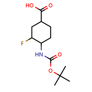4-{[(tert-butoxy)carbonyl]amino}-3-fluorocyclohexane-1-carboxylic acid