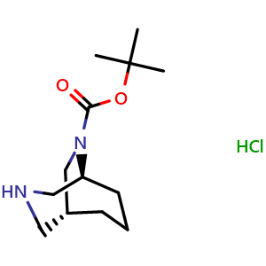 tert-butyl (1S,5R)-3,9-diazabicyclo[3.3.2]decane-9-carboxylate hydrochloride