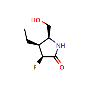 (3S,4S,5S)-4-ethyl-3-fluoro-5-(hydroxymethyl)pyrrolidin-2-one