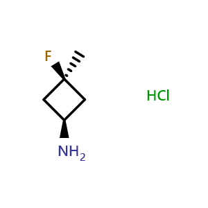 Cis-3-fluoro-3-methylcyclobutan-1-amine hydrochloride