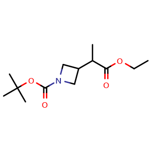 tert-butyl 3-(1-ethoxy-1-oxopropan-2-yl)azetidine-1-carboxylate