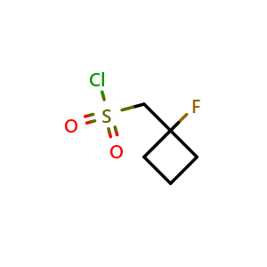 (1-fluorocyclobutyl)methanesulfonyl chloride