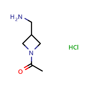 1-[3-(aminomethyl)azetidin-1-yl]ethan-1-one hydrochloride