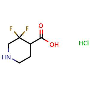 3,3-difluoropiperidine-4-carboxylic acid hydrochloride
