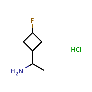 1-(3-fluorocyclobutyl)ethan-1-amine hydrochloride