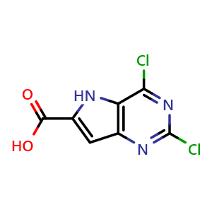 2,4-dichloro-5H-pyrrolo[3,2-d]pyrimidine-6-carboxylic acid