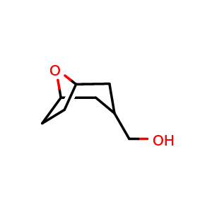 Chemical structure of {8-oxabicyclo[3.2.1]octan-3-yl}methanol , CAS 1781031-03-5, AChemBlock P47224