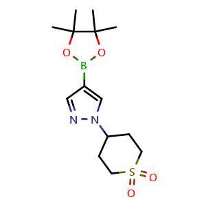 4-(4-(4,4,5,5-tetramethyl-1,3,2-dioxaborolan-2-yl)-1H-pyrazol-1-yl)tetrahydro-2H-thiopyran 1,1-dioxide