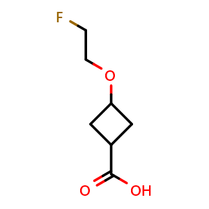 3-(2-fluoroethoxy)cyclobutane-1-carboxylic acid