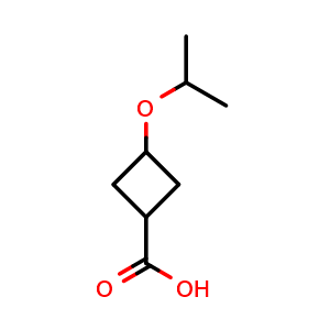 3-(propan-2-yloxy)cyclobutane-1-carboxylic acid