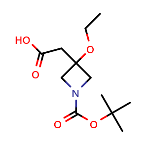 2-{1-[(tert-butoxy)carbonyl]-3-ethoxyazetidin-3-yl}acetic acid