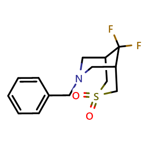 7-benzyl-9,9-difluoro-3-thia-7-azabicyclo[3.3.1]nonane 3,3-dioxide