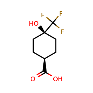 rel-(1s,4s)-4-hydroxy-4-(trifluoromethyl)cyclohexane-1-carboxylic acid