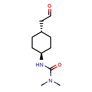 3,3-dimethyl-1-[(1r,4r)-4-(2-oxoethyl)cyclohexyl]urea