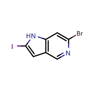 6-bromo-2-iodo-1H-pyrrolo[3,2-c]pyridine