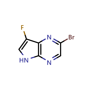 2-bromo-7-fluoro-5H-pyrrolo[2,3-b]pyrazine