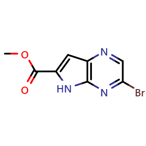 methyl 3-bromo-5H-pyrrolo[2,3-b]pyrazine-6-carboxylate