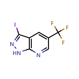 3-iodo-5-(trifluoromethyl)-1H-pyrazolo[3,4-b]pyridine