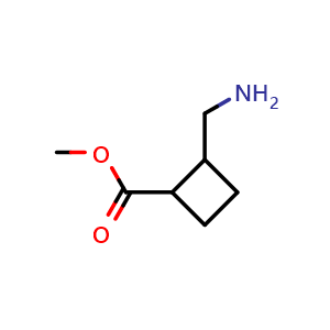methyl 2-(aminomethyl)cyclobutane-1-carboxylate