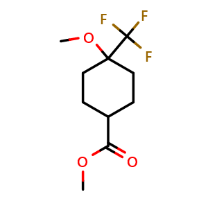 methyl 4-methoxy-4-(trifluoromethyl)cyclohexane-1-carboxylate
