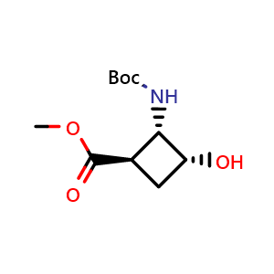 methyl (1R,2S,3R)-rel-2-{[(tert-butoxy)carbonyl]amino}-3-hydroxycyclobutane-1-carboxylate