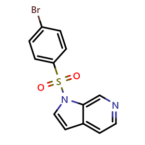 1-((4-bromophenyl)sulfonyl)-1H-pyrrolo[2,3-c]pyridine