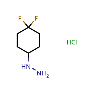 (4,4-difluorocyclohexyl)hydrazine hydrochloride