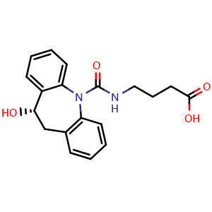 (S)-4-(10-hydroxy-10,11-dihydro-5H-dibenzo[b,f]azepine-5-carboxamido)butanoic acid