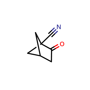 Chemical structure of 2-oxobicyclo[2.1.1]hexane-1-carbonitrile , CAS 151445-29-3, AChemBlock P47961
