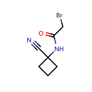 2-bromo-N-(1-cyanocyclobutyl)acetamide