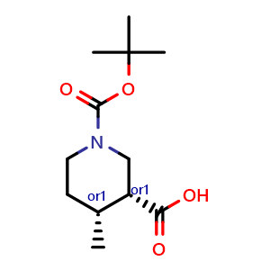 (3R,4R)-rel-1-[(tert-butoxy)carbonyl]-4-methylpiperidine-3-carboxylic acid