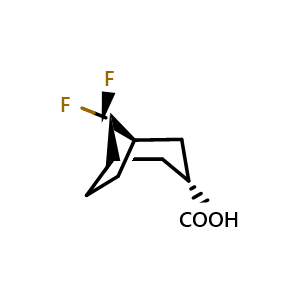 endo-(1R,3R,5S)-8,8-difluorobicyclo[3.2.1]octane-3-carboxylic acid