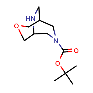 tert-butyl 3-oxa-7,9-diazabicyclo[3.3.2]decane-7-carboxylate