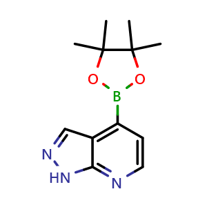 4-(tetramethyl-1,3,2-dioxaborolan-2-yl)-1H-pyrazolo[3,4-b]pyridine