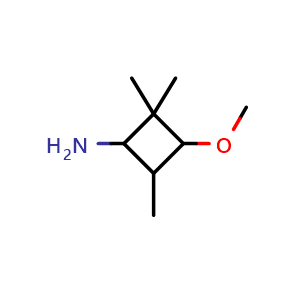 3-methoxy-2,2,4-trimethylcyclobutan-1-amine