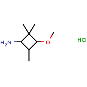 3-methoxy-2,2,4-trimethylcyclobutan-1-amine hydrochloride
