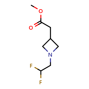 methyl 2-[1-(2,2-difluoroethyl)azetidin-3-yl]acetate