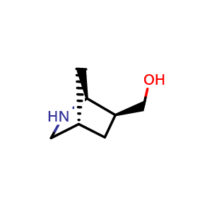 Chemical structure of 2-azabicyclo[2.2.1]heptan-6-ylmethanol , CAS 143259-83-0, AChemBlock P48209