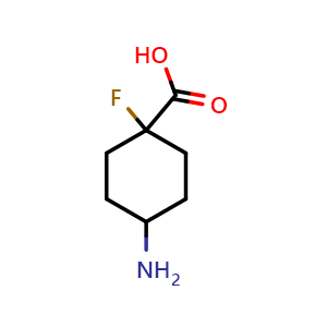 4-amino-1-fluorocyclohexane-1-carboxylic acid