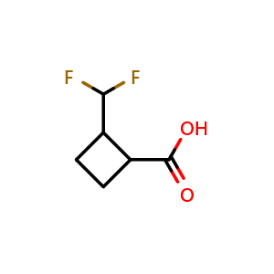 2-(difluoromethyl)cyclobutane-1-carboxylic acid