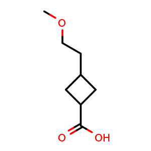 3-(2-methoxyethyl)cyclobutane-1-carboxylic acid