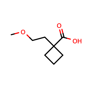 1-(2-methoxyethyl)cyclobutane-1-carboxylic acid