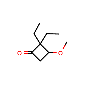 2,2-diethyl-3-methoxycyclobutan-1-one