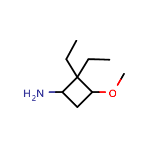 2,2-diethyl-3-methoxycyclobutan-1-amine